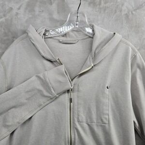 Vuori Men's Size Small‎ Coronado Full Zip Gray Zip Up Hoodie Sweatshirt Jacket